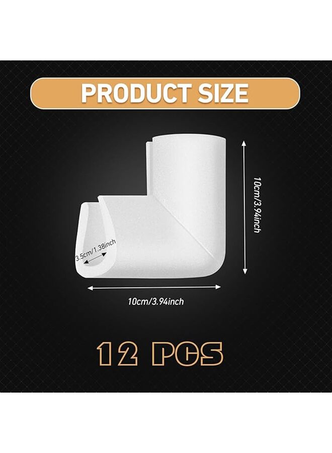 LAMAY 12 Pcs Photo Mirror TV Frame Edge Protection Corners for Shipping Moving Foam Corner Protectors for Shipping Packaging Edge Protector Foam Shipping Corners - Image 2